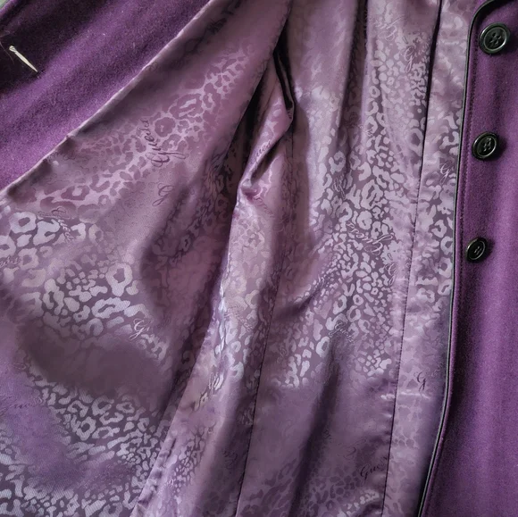 Dark Purple Guess Womens Coat - Picture 9 of 13